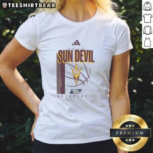 Nice Arizona State Sun Devils March Madness ladies tee featuring vibrant team colors and a stylish design for fans.