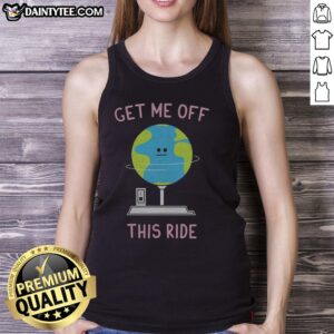 Classic tank top featuring 'Nice Off Me Off This Ride' graphic, perfect for casual outings and summer style.