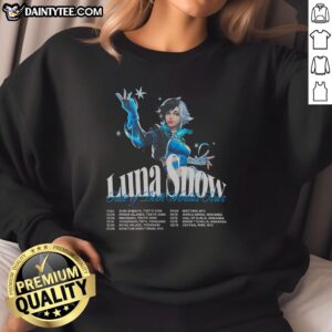 Nice Luna Snow Fate Of Both Worlds Tour Sweatshirt featuring a stylish design and vibrant colors for fans.