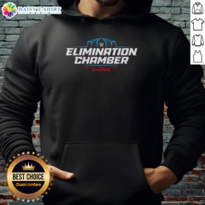 Alt Text: Stylish WWE Elimination Chamber 2026 Chicago logo hoodie featuring bold graphics and a comfortable fit.