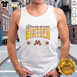 Nice Minnesota Golden Gophers Madness tank top for NCAA Division I Women's Basketball Tournament Sweet 16.
