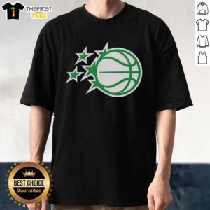 Premium Orlando Magic White Logo Patrick's Day T-Shirt featuring a vibrant team logo, perfect for basketball fans.