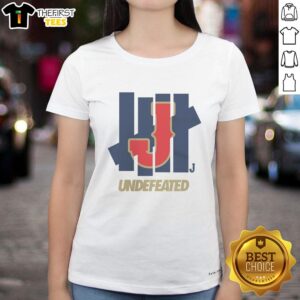 Premium Japan Baseball Undefeated Ladies Tee featuring a stylish design and comfortable fit for female fans.