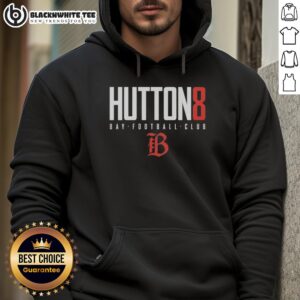 Alt Text: Awesome Claire Hutton 8 Bay FC Elite Hoodie in vibrant colors, perfect for sports enthusiasts and fashion lovers.