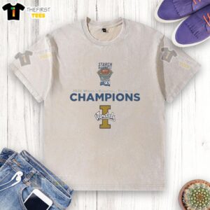 Alt Text: Premium Idaho Vandals Champions 2026 Women's Basketball Big Sky Tournament Washed T-Shirt in vibrant colors.