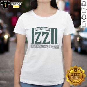 Pretty Jan Feb Izzo Ladies Tee in vibrant colors, showcasing a stylish design perfect for casual wear.