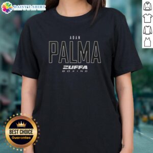 Premium Adan Palma Zuffa Boxing Elite Ladies Tee in stylish design, perfect for boxing enthusiasts and casual wear.