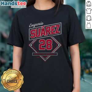 Official Eugenio Suarez Classic Diamond Ladies Tee featuring a stylish design for baseball fans and casual wear.