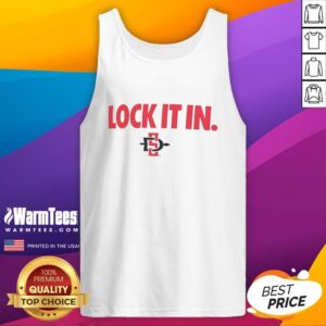 Alt Text: Stylish 'Pretty San Diego State Aztecs 2026 Lock It In Tank Top' featuring vibrant colors and a trendy design.