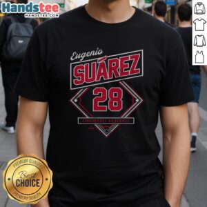 Official Eugenio Suarez Classic Diamond T-Shirt featuring stylish design and vibrant colors for baseball fans.