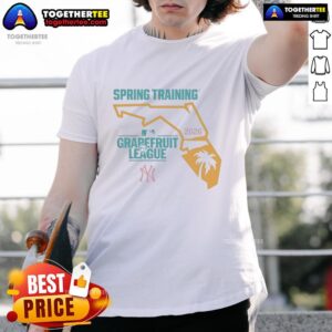 Official Spring Training Grapefruit League 2026 T-Shirt featuring vibrant team colors and logo for baseball fans.