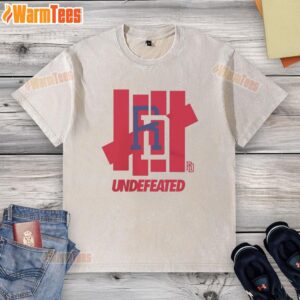 Hot Dominican Republic Baseball Undefeated washed t-shirt featuring vibrant graphics and a comfortable fit.