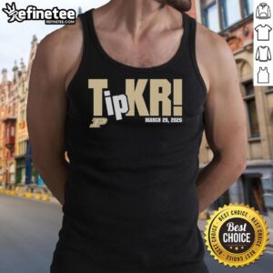 Original Purdue Boilermakers Tipkr tank top for March 26th, 2026, featuring bold team colors and logo design.