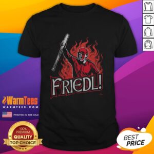 Alt Text: Good Tj Friedl! Battle Cry T-Shirt featuring bold graphics and vibrant colors, perfect for baseball fans.