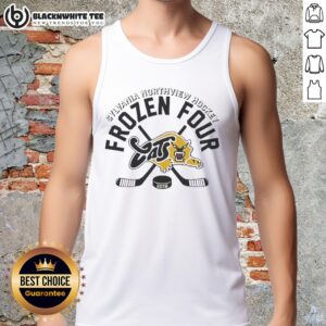 Good Sylvania Northview Hockey 2026 Frozen Four Cats tank top featuring vibrant team colors and a bold logo design.
