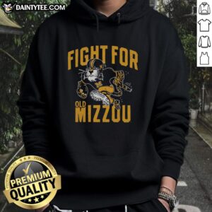 Vintage Good Fight For Old Mizzou hoodie featuring classic design and university colors, perfect for fans and alumni.
