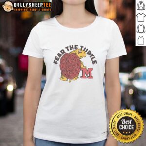 Alt Text: Vintage Maryland Fear The Turtle ladies tee featuring bold graphics and a classic fit, perfect for fans and collectors.