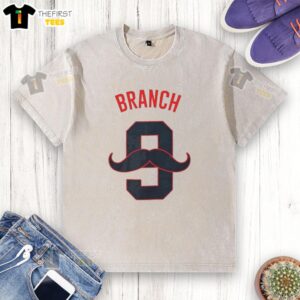 Awesome Georgia Bulldogs Kolby Branch Number 9 washed t-shirt featuring team colors and logo for fans and supporters.