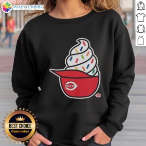 Pretty Cincinnati Reds ice cream sweatshirt featuring a vibrant design, perfect for fans and cozy outings.