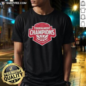 Hot Troy Trojans 26 Sun Belt Conference Mens Basketball Tournament Champions T-Shirt in vibrant colors.