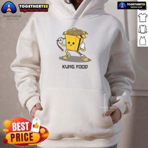 Trendy Pretty Kung Food hoodie featuring vibrant graphics and a stylish design perfect for food lovers and fashion enthusiasts.