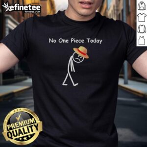 Original Onepiece No One Piece Today T-Shirt featuring bold graphics and vibrant colors for anime fans.