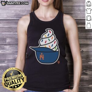 Nice New York Mets ice cream tank top featuring vibrant team colors and fun graphics, perfect for summer outings.