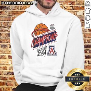 Alt Text: 2026 Nice Arizona Wildcats Big 12 Men's Basketball Conference Tournament Champions logo hoodie design
