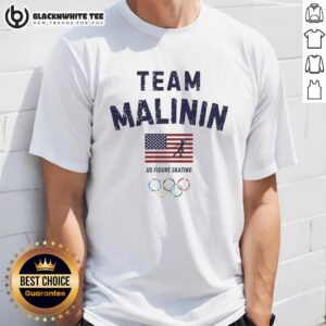 Awesome Team Ilia Malinin US Figure Skating T-Shirt featuring a bold design celebrating the talented skater.
