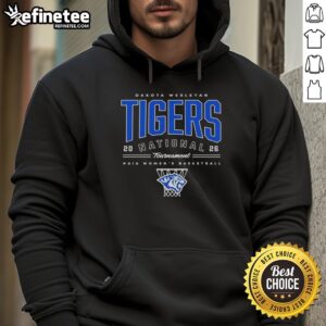 Premium Naia Women's Basketball Dakota Wesleyan Tigers National 2026 Tournament T-Shirt - Image 2