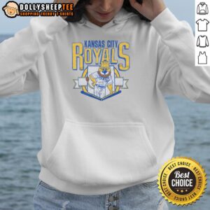 Alt Text: Original Kansas City Royals Sluggerrr hoodie featuring a vibrant design and cozy fit for fans and collectors.