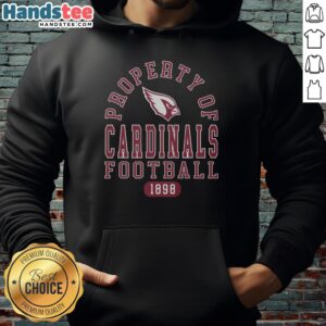 Premium Arizona Cardinals Football Property 1898 Hoodie featuring team logo and stylish design for fans.