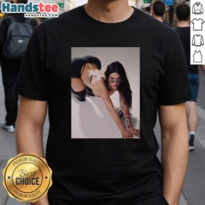 Megan Fox poses in a timeless t-shirt for a stylish new Instagram photo, showcasing her iconic look and effortless charm.