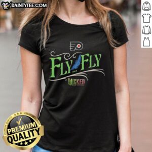 Good Philadelphia Flyers Wicked for Good Ladies Tee featuring vibrant team colors and stylish design for fans.