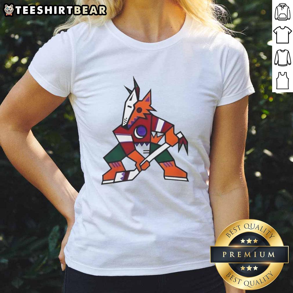 nice-arizona-coyotes-nhl-kachina-coyote-logo-ladies-tee Nice Arizona Coyotes NHL Kachina Coyote logo on a stylish ladies tee, perfect for hockey fans and casual wear.