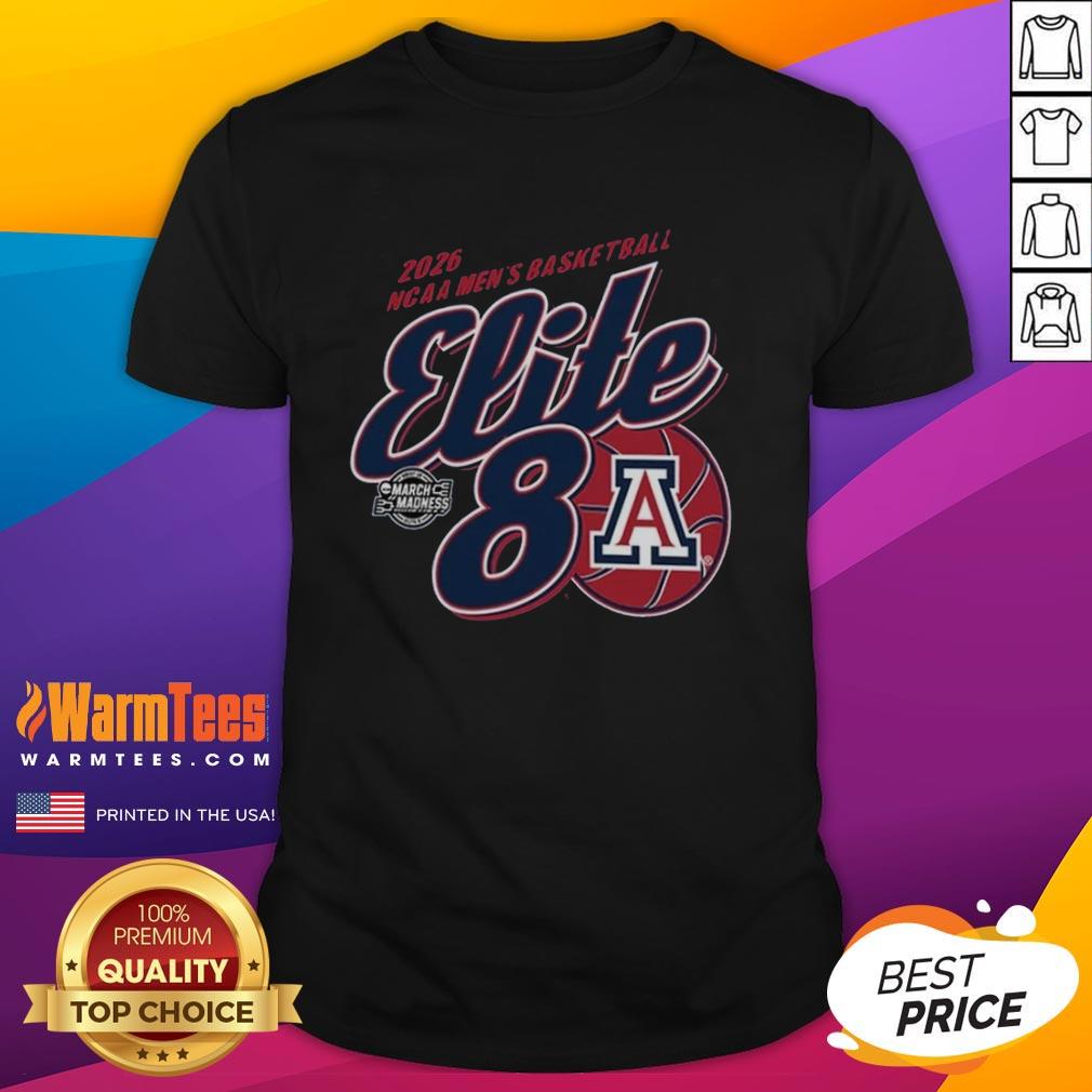 nice-arizona-wildcats-mens-basketball-elite-8-march-madness-t-shirt Arizona Wildcats Men's Basketball Elite 8 March Madness T-Shirt featuring bold team graphics and vibrant colors.