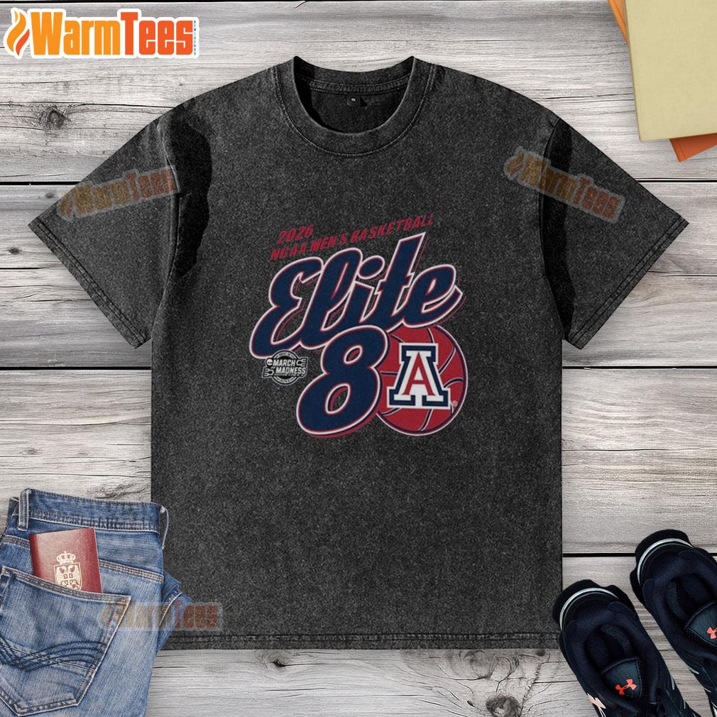 nice-arizona-wildcats-mens-basketball-elite-8-march-madness-washed-t-shirt Arizona Wildcats Men's Basketball Elite 8 March Madness washed t-shirt, featuring vibrant team colors and logo.