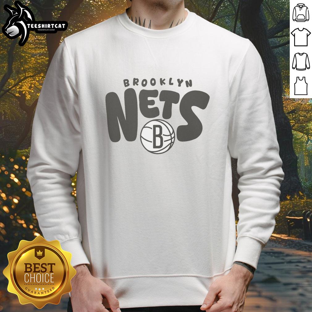 nice-brooklyn-nets-bubble-sweatshirt Cozy Brooklyn Nets bubble sweatshirt featuring team colors and logo, perfect for fans and casual wear.