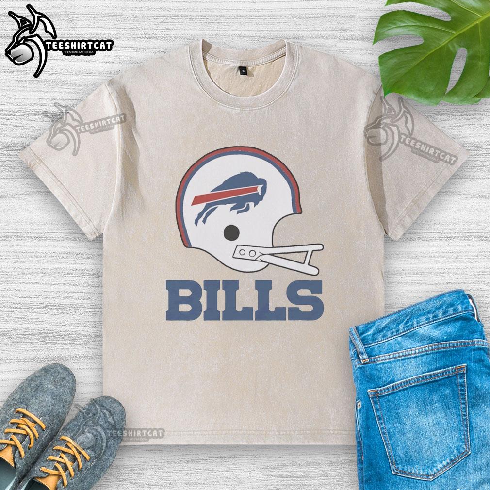 nice-buffalo-bills-football-logo-in-big-helmet-washed-t-shirt Alt Text: Nice Buffalo Bills football logo displayed on a big helmet washed t-shirt, perfect for fans and casual wear.