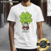 Alt Text: Cute ladybug t-shirt with 'Nice Carrying Luck Whenever I Go' text, perfect for nature lovers and good luck charm enthusiasts.