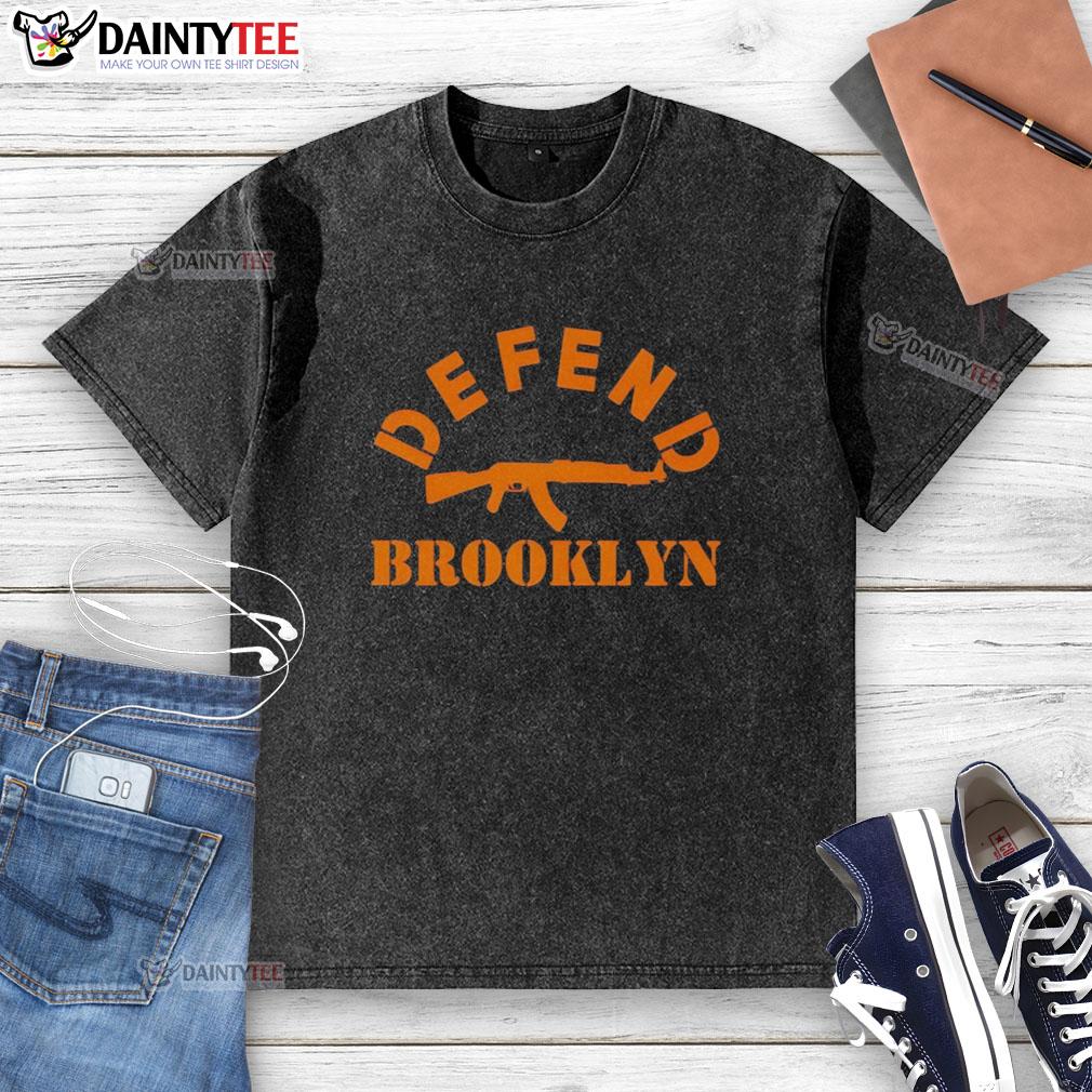 nice-defend-brooklyn-curved-washed-t-shirt Alt Text: Nice Defend Brooklyn Curved Washed T-Shirt in soft fabric, featuring a stylish design perfect for casual wear.