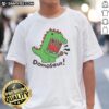 Stylish Nice Domo Domosaur T-Shirt featuring a vibrant graphic of the iconic Domo character on a casual tee.