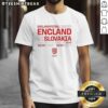 Nice England Futsal Lionesses T-Shirt featuring a vibrant design for the England vs Slovakia match