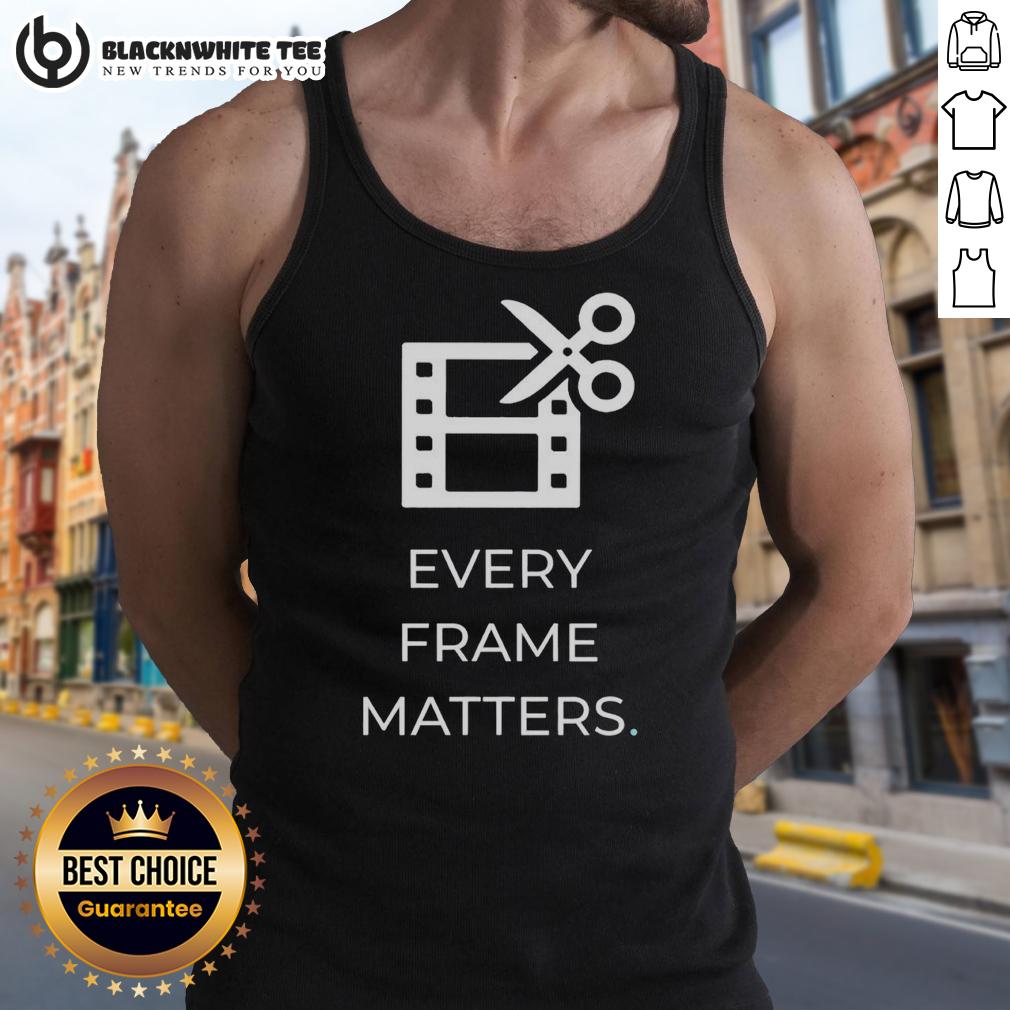 Nice Every Frame Matters Tank Top Nice Every Frame Matters tank top featuring a vibrant design, perfect for film enthusiasts and casual wear.