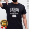 Nice Fargo North Dakota Est 1871 varsity t-shirt featuring bold text and a classic design for fans and locals.
