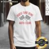 Alt Text: Nice Horse Shoe Beno Auto Club T-Shirt featuring a stylish design perfect for car enthusiasts and casual wear.