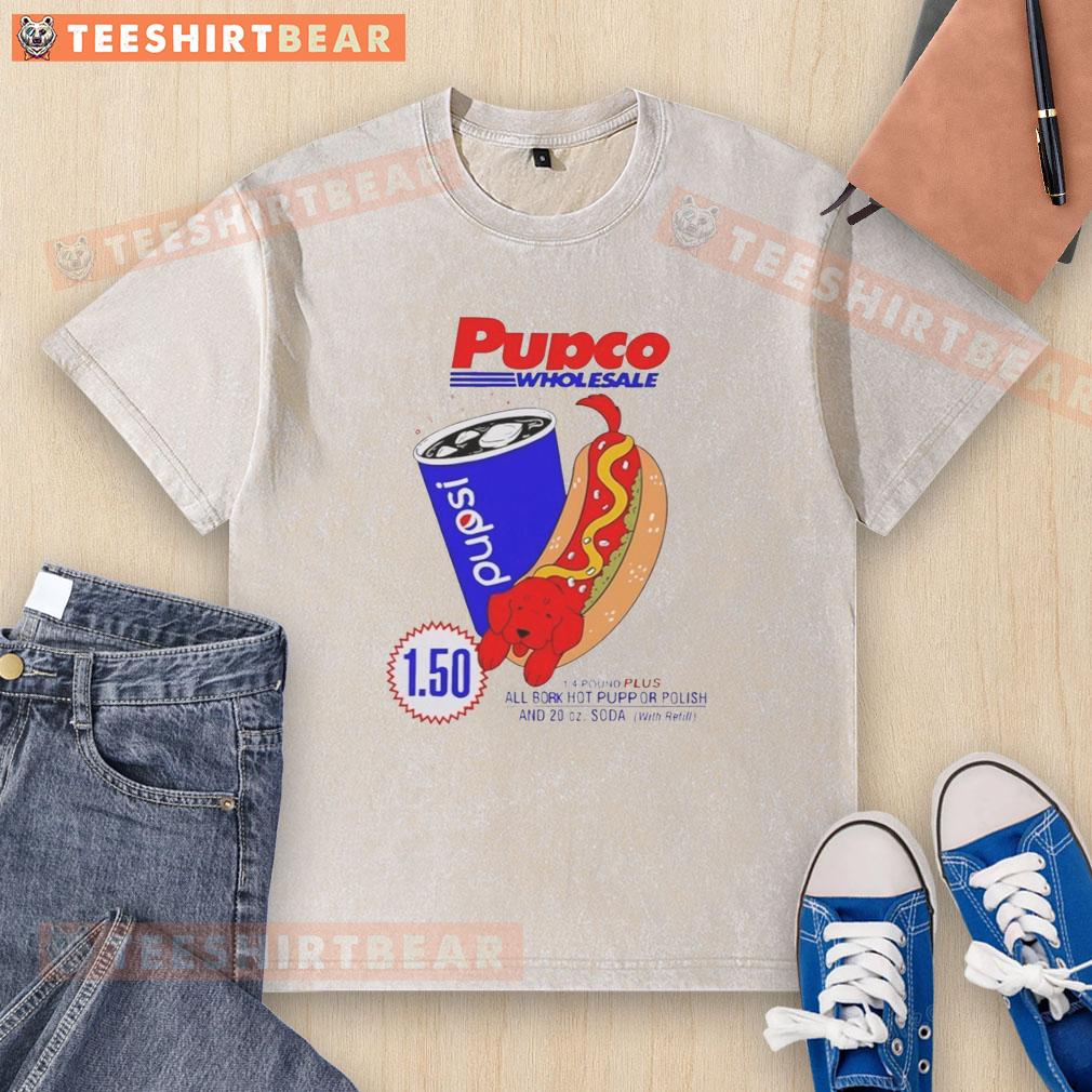 nice-hot-dog-and-red-dog-pupco-wholesale-pupsi-costco-andpepsi-washed-t-shirt Alt Text: Stylish washed t-shirt featuring a nice hot dog and red dog design, perfect for Pupco Wholesale and Costco fans.