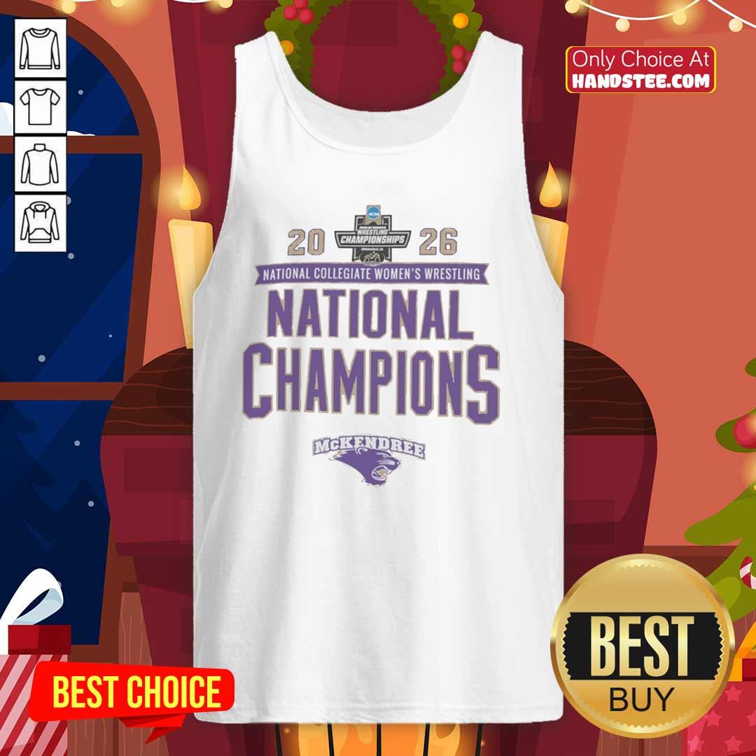 nice-mckendree-bearcats-ncaa-womens-wrestling-national-champions-2026-tank-top Nice McKendree Bearcats NCAA Women's Wrestling National Champions 2026 tank top showcasing team pride and victory.
