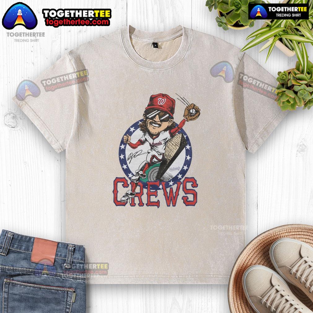 Nice Nationals Dylan Crews Signature Washed T Shirt Alt Text: Dylan Crews signature washed t-shirt from Nice Nationals, featuring a stylish design and comfortable fit.