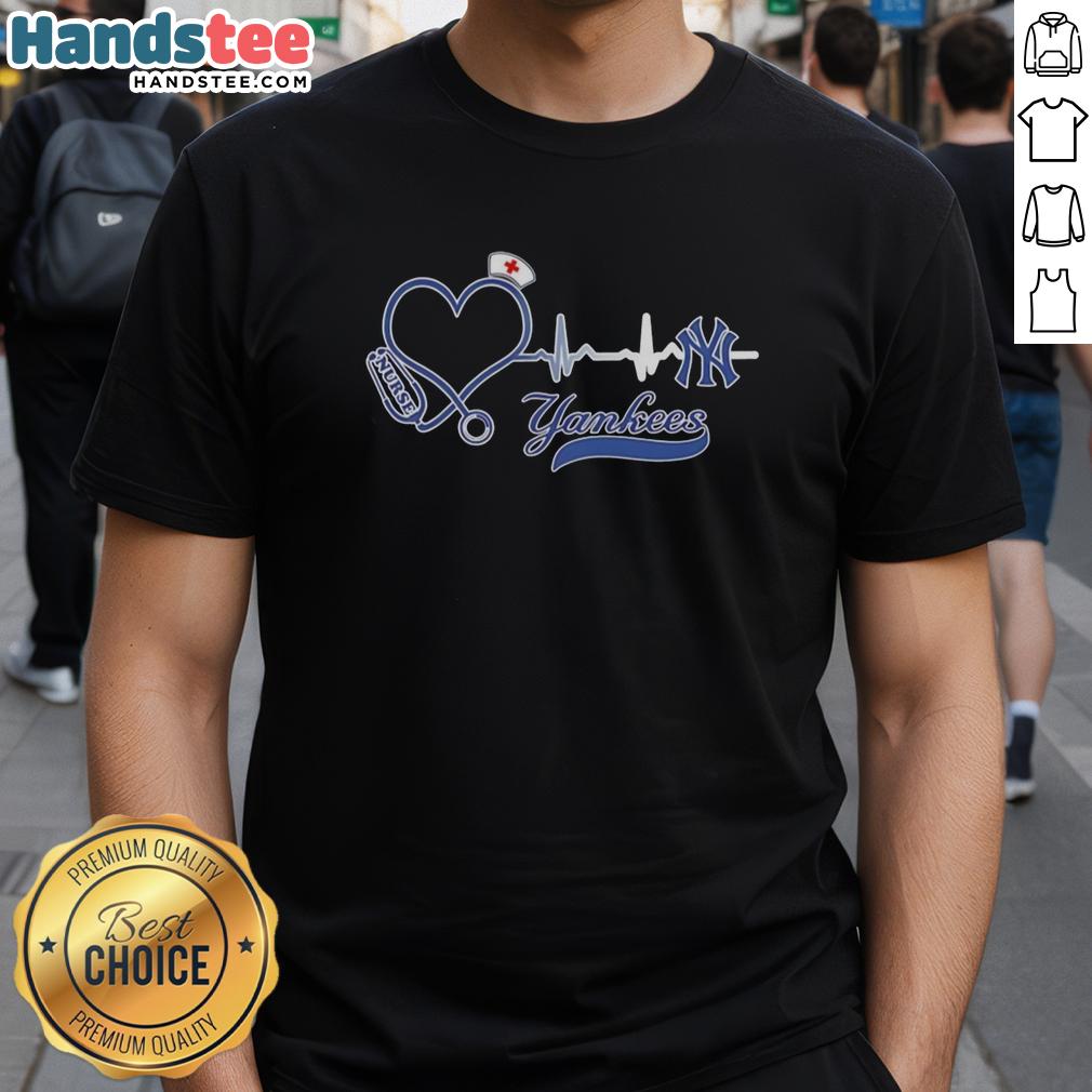 nice-new-york-yankees-nurse-lover-heartbeat-baseball-t-shirt Nice New York Yankees nurse lover heartbeat baseball T-shirt design featuring a heart and baseball elements.